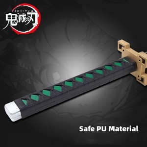 Demon Slayer Katana Safe PU วัสดุของเล่น,ดาบอ่อนคอสเพลย์การ์ตูนอะนิเมะญี่ปุ่น Kamado <span class=keywords><strong>Tanjirou</strong></span> - Product Image 6