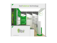 TANFU Stand d'exposition modulaire en aluminium 10x10 pieds avec caisson lumineux publicitaire en tissu tendu, personnalisable 3D