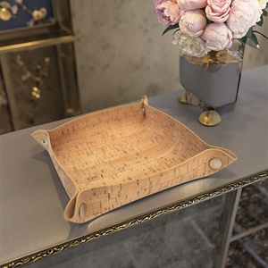 Boshiho Eco Leather Luxury <b>Storage</b> Tray Personalized OEM with Printable Sublimation Cork Tray for Premium <b>Storage</b> <b>Solution</b> - Product Image 6