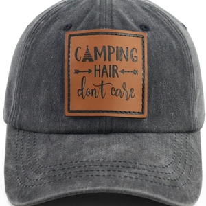 Casquettes de baseball Splash Brothers personnalisées unisexe sportives pour le camping, style vintage, ajustables, en jean, motif à pois, pour les cheveux qui ne font pas la moindre différence - Product Image 4