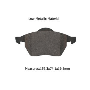 Pastillas de freno delantero para Volkswagen <span class=keywords><strong>Bora</strong></span> 1J2/Golf 1H5 1J1/Polo 9N3/New Beetle 1C1/Passat 3B3/Sharan 7M8/Vento 3A, compatible con Volkswagen <span class=keywords><strong>Bora</strong></span> 1J2 - Product Image 2