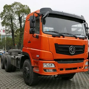 Used Dongfeng Heavy Truck 340 Hp 6x4 Tractor Truck Euro 3 Second Hand Tractor Head 50 tons