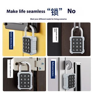 L'app Tuya sblocca 100 intelligente imposta la capacità temporanea della <span class=keywords><strong>Password</strong></span> lucchetto per <span class=keywords><strong>Password</strong></span> intelligenti digitali - Product Image 2