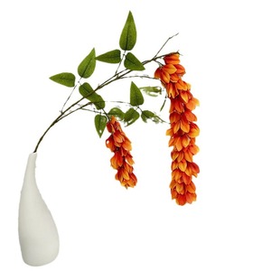 Meiyu Craft Flowers - Guirnalda de Glicinia Artificial, Flores de Seda para Decoración de Pasillos de Boda, Decoración del Hogar, Arreglos Florales DIY - Product Image 5