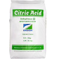 Citroenzuur Anhydrous Voedingskwaliteit E330 CAS77-92-9 zuurteregelaar voor dranken, snoep, bakkerijproducten en dranken