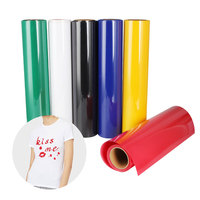 Échantillon gratuit de vinyle thermocollant en velours flexible résistant à la lessive pour tissu de t-shirt