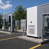 Système de stockage d'énergie commercial tout-en-un BOX-E OEM 125 kW 241 kWh, refroidissement liquide, LiFePO4, IP65, CAN/RS485