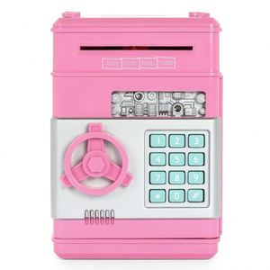 Coffre-fort de dépôt créatif pour enfants, type guichet automatique musical, avec serrure à combinaison et fonction de dépôt continu - Product Image 1