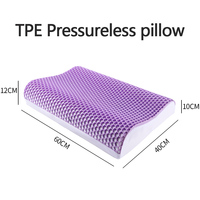 Bantal Kontur Ergonomis untuk Meredakan Nyeri Leher Bantal Penyangga Leher Servikal Bantal Lateks TPE Pendingin Elastis
