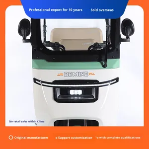 Venta al por mayor de fábrica, triciclos eléctricos de 60V con cuerpo abierto, furgonetas grandes de asiento de doble fila para uso doméstico, recogida de niños - Product Image 3