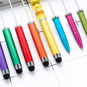 1.0Mm Diy Stylus Screen Bead Multi-Function 3-In-1 Cheap Promotional Plastic Ball Point <b>Pen</b> - Product Image 3