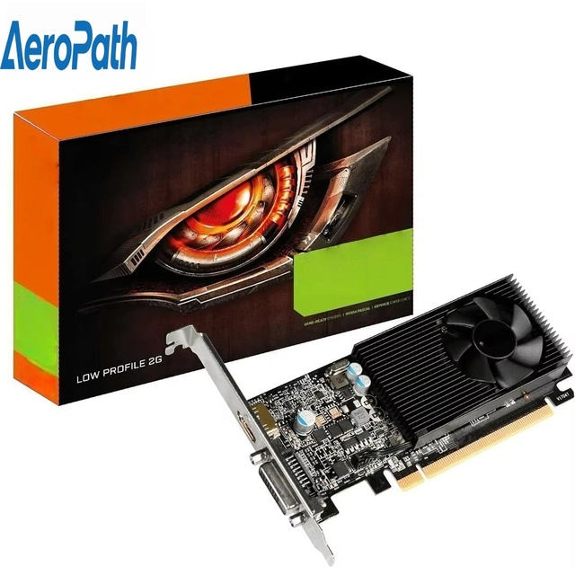 New Gigabyte Graphics Card GF GT 1030 2 GB GDDR5 PCIe 3.0 Low Profile Fan Desktop GV-N1030D5-2GL