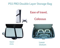 Sac à dos EVA pratique pour PS5 Pro, étanche, pour console portable et accessoires