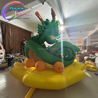 Anime dragon vert gonflable dragon chinois gonflable modèle de dessin animé gonflable