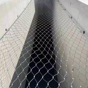 X-Tend Zoo <strong>Mesh</strong> <strong>Net</strong> Bird Cage China Stainless Steel Soft Wire Loop Cable Rope <strong>Net</strong> Fall Protection Woven Cutting Welding - Product Image 1