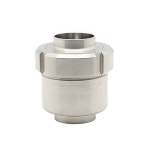 Vanne de retenue simple union à ressort en acier inoxydable sanitaire SS304 de 1 pouce de haute qualité avec joint en silicone anti-refoulement - Product Image 1