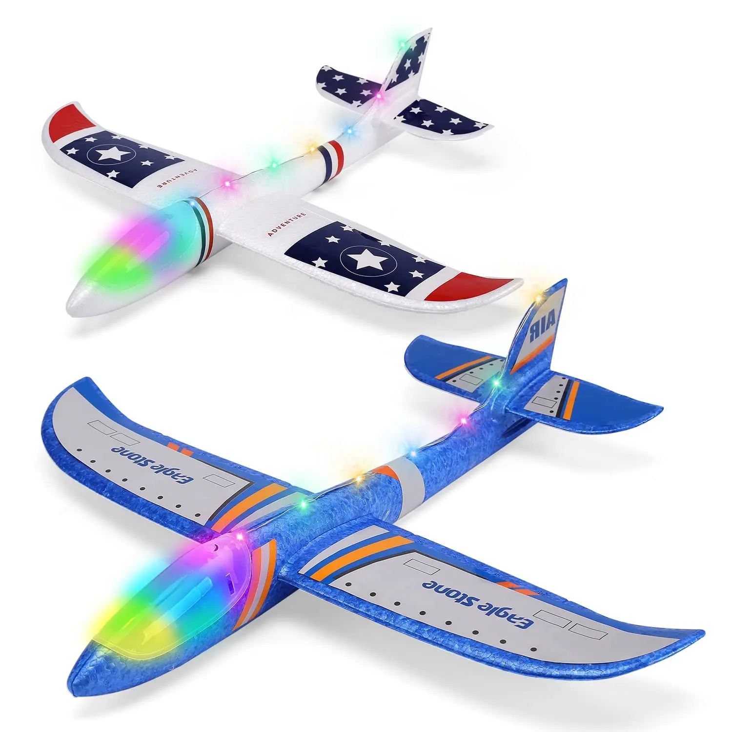 थोक खिलौने बड़ा ग्लाइडर हवाई जहाज खिलौना मैनुअल फेंकने फोम विमान मज़ा गर्मियों में आउटडोर खेल खिलौने फ्लाई फोम हवाई जहाज के लिए बच्चों
