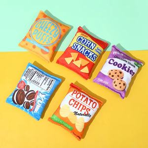 Sıcak satış yaratıcı aperatifler peluş interaktif sevimli gıcırtılı köpek oyuncak düşük fiyat köpek çiğneme oyuncakları - Product Image 2