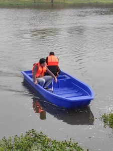 <span class=keywords><strong>Bateau</strong></span> de pêche à double coque rotomoulé en LLDPE de 5 m (16 pi), épaissi et stable, pour 7 personnes, avec support pour moteur hors-bord - Product Image 4