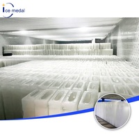 Máquina de Hielo Industrial Icemedal IMZL5 5T/24H de Enfriamiento Directo para Soluciones de Plantas de Hielo Comerciales
