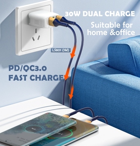 LDNIO LS801 Cáp Dữ Liệu Sạc Nhanh 1M 30W Cáp <span class=keywords><strong>USB</strong></span> Tpe Cho Điện Thoại - Product Image 4