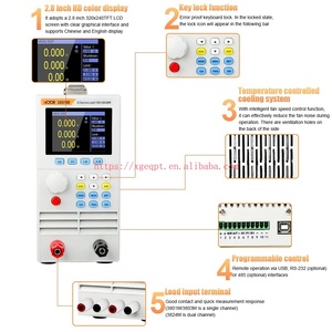 Carga Electrónica Programable de Doble Canal 3824m, Potencia 400w, Voltaje de Entrada 0-150v, Corriente 0-40a - Product Image 6