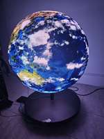 Pantalla LED Esférica 3D Inmersiva de Alta Resolución P1.25 P1.53 P1.86 P2 P2.5, Globo LED para Museos de Ciencia y Espectáculos de Planetarios
