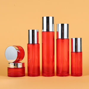 Ensemble de pots de crème pour soins de la peau vides de luxe de 15 30 g 60 100 120 200 ml, emballage en verre, flacon de sérum cosmétique, flacon de toner avec pompe pulvérisateur - Product Image 4