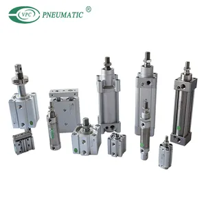 SC Air Cylinder Adjustable Stroke Aluminium Alloy Double acting Pneumatic Cylinders with Dustproof