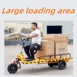 Chariot de <span class=keywords><strong>transport</strong></span> électrique de chariot à cargaison électrique de charge lourde Véhicule de <span class=keywords><strong>transport</strong></span> de travail électrique à moteur haute performance - Product Image 2