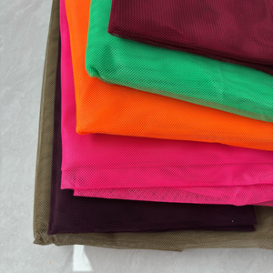 K080 100% Polyester vải thoáng khí dệt kim lục giác lưới vải cho ngoài trời/trong nhà sử dụng hành lý giặt Túi lỗ thô lưới - Product Image 3