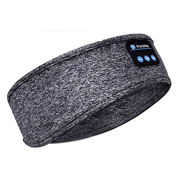 Wireless Sleeping Sport Headphones Headband Stereo Sleep Eye Mask Music Sleep Headsets Earbuds With Microphone