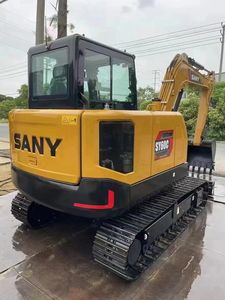 Mini-excavatrice sur chenilles d'occasion SANY SY60 de 6 tonnes, moteur EPA 2023, pour pompe Liyuan, moteur Isuzu - Product Image 4