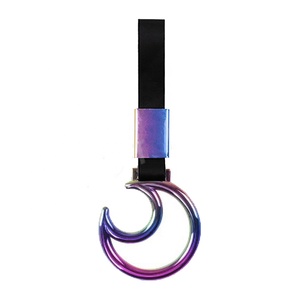 JDMotorsport88 colorido coche correa de remolque anillo Tsurikawa corazón JDM tren autobús mango correa de mano Drift encanto estilo Auto Accesorios - Product Image 5