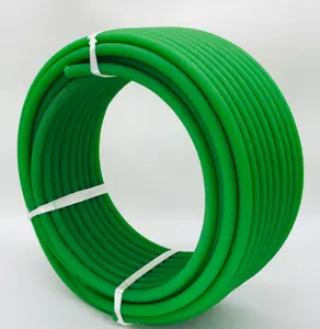 Зеленый полиуретановый круглый ремень из полиуретана с шероховатой поверхностью, промышленный ремень трансмиссии для дайвинга