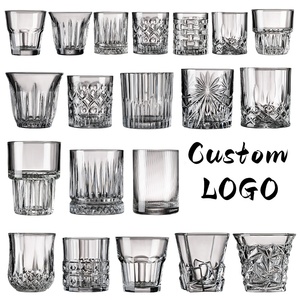 <span class=keywords><strong>Verre</strong></span> à whisky épais en cristal, style ancien, vente en gros, écologique et réutilisable pour le vin et la bière - Product Image 4