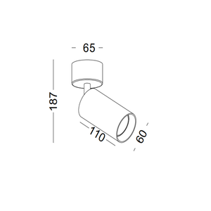 Trong Nhà Trần Sử Dụng Nhôm Ánh Sáng Tại Chỗ Vỏ Với Gu10 Ổ Cắm - Product Image 6
