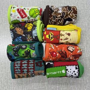 Детские летние пижамы из бамбука с коротким рукавом для мальчиков и девочек, на молнии, для новорожденных, с индивидуальным принтом в западном стиле - Product Image 6