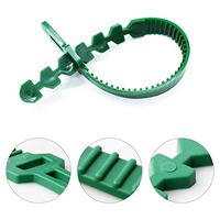 Sangles de fixation réglables en plastique pour arbres, vente en gros d'usine, pour jardin, agriculture, serre et fleurs, attache-câbles