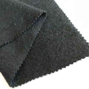 50% <strong>Wool</strong> Blended Lightweight Fleece Fabric Double Faced Woven for Boys' Cardigan <strong>Jackets</strong> Suits Upholstery with <strong>Boiled</strong> <strong>Wool</strong> Yarn - Product Image 2