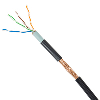Cable de Red LAN para Exteriores Cat5e Cat5 Cat6 Blindado y Resistente, 26 AWG, SFTP, Cat5e Cat 5e 4P, Proveedor de Cables