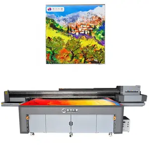 2023 venda quente baixo preço uv impressora inkget usado uv impressoras mesa grande formato para pintura a óleo