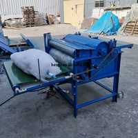 Machine à carder le coton de qualité supérieure à un seul rouleau de 80 cm en laine, polyester et coton, machine à éplucher et à déshydrater le coton et la laine en stock