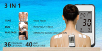 Dispositif confortable de thérapie de stimulateur musculaire électrique à micro-courant EMS portable pour le corps amincissant les électrodes de soulagement de la douleur