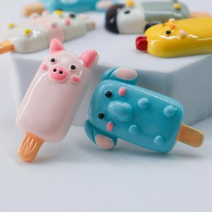 Halloween Popsicle Résine Accessoires DIY Crème Colle Bijoux Shell Autocollants Simulation Nourriture Jouer Animaux Matériel En Gros - Product Image 5