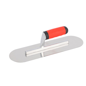 Truelle à tête ronde en acier inoxydable, outil de plâtrage sans clou pour mastic mural, enduit et finition diatomée - Product Image 1