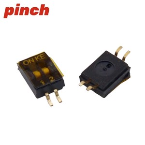 Interruptor DIP SMD de 1.27mm, 1P 2P 3P 4P 5P 6P 8P 10P Posiciones, Interruptor Digital Plano Resistente a Altas Temperaturas - Product Image 1