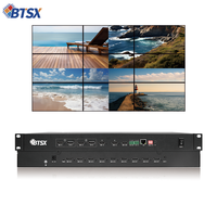 Conmutador de Señal Bitvisus VP-U1-IC409Pro Seamless 0s 1x9 2x4 3x3 con Chasis de Aluminio/Hierro Opcional para Videoconferencias