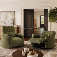 Fauteuil inclinable électrique intelligent Sage 360 °   Canapé simple pivotant et réglable pour intérieur de luxe