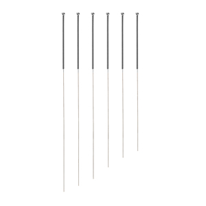 Nuovo Set da <span class=keywords><strong>200</strong></span> Pezzi/Astuccio di Aghi per Agopuntura Indolore da 0,4mm, Aghi Lunghi con Manico Argentato, Vendita all'Ingrosso - Product Image 2